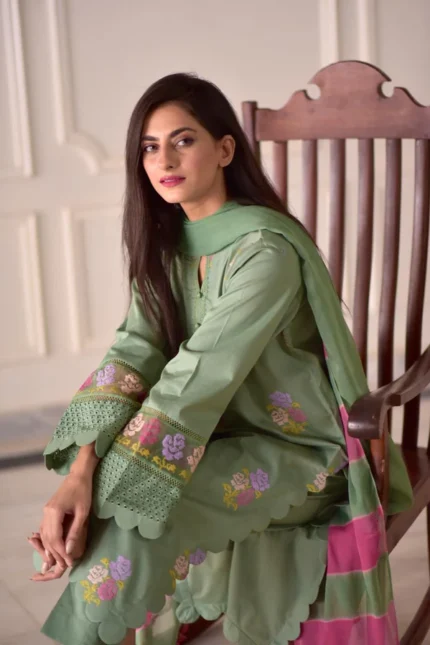 Ashna – 3PC Luxury Cotton Suit